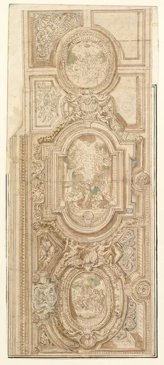 Design for the Decoration of an Arched Ceiling