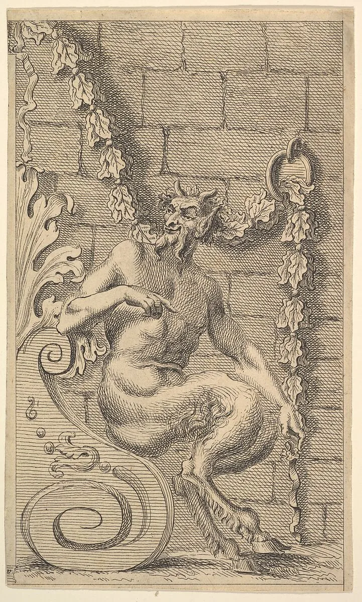 Sitting Satyrs — G. King|William Hogarth