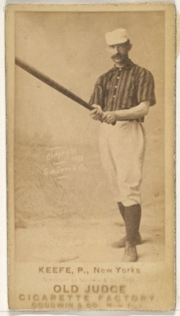 Timothy John "Tim" Keefe, Pitcher, New York, from the Old Judge series (N172) for Old Judge Cigarettes — Goodwin & Company