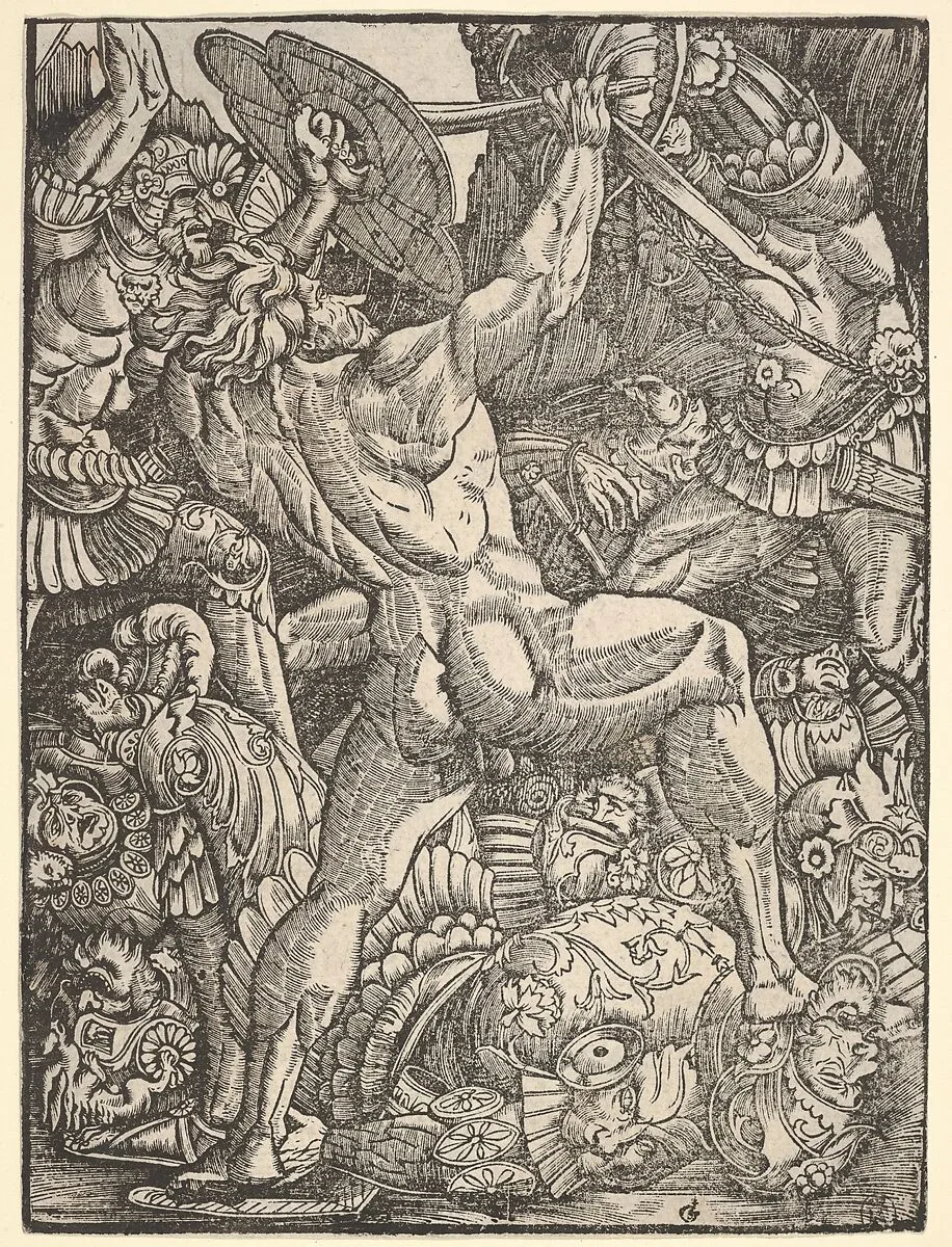 Hercules Fighting the Sons of Proteus — Gabriel Salmon