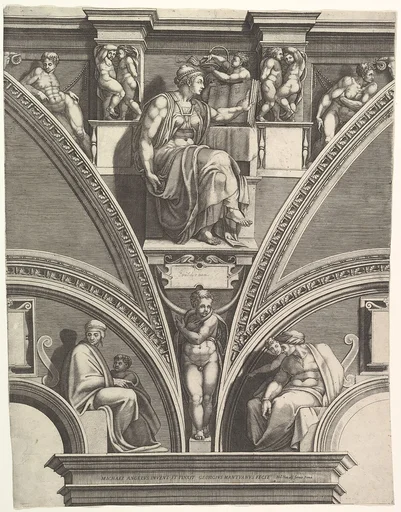 The Eritrean Sibyl; from the series of Prophets and Sibyls in the Sistine Chapel