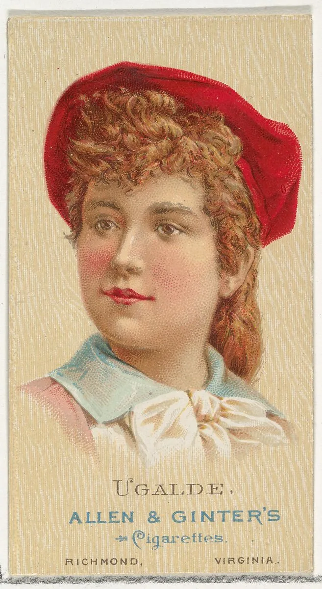 Ugalde, from World's Beauties, Series 2 (N27) for Allen & Ginter Cigarettes — Allen & Ginter|Lindner, Eddy & Claus
