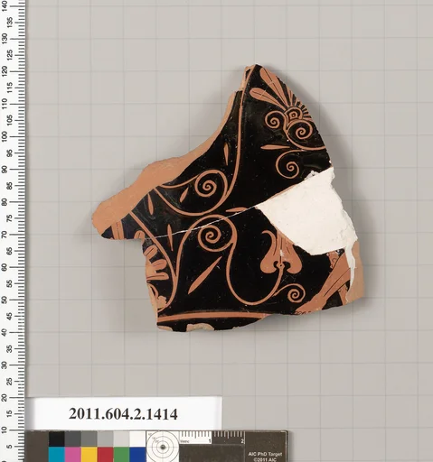 Terracotta fragment of a skyphos (deep drinking cup)?