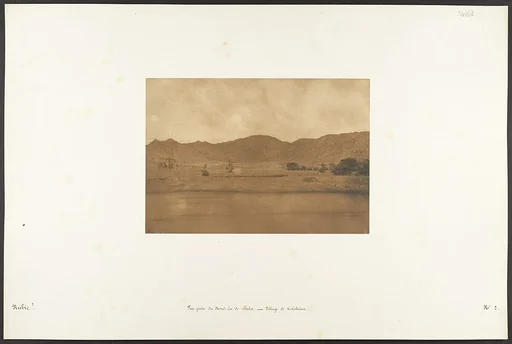 Vue prise du Nord-Est de Philae - Village de Kolokina