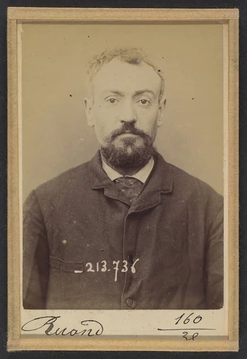 Ruaud. Jean-Baptiste. 35 ans, né à Limoges le 28/7/58. Cordonnier. Anarchiste. 4/2/94.