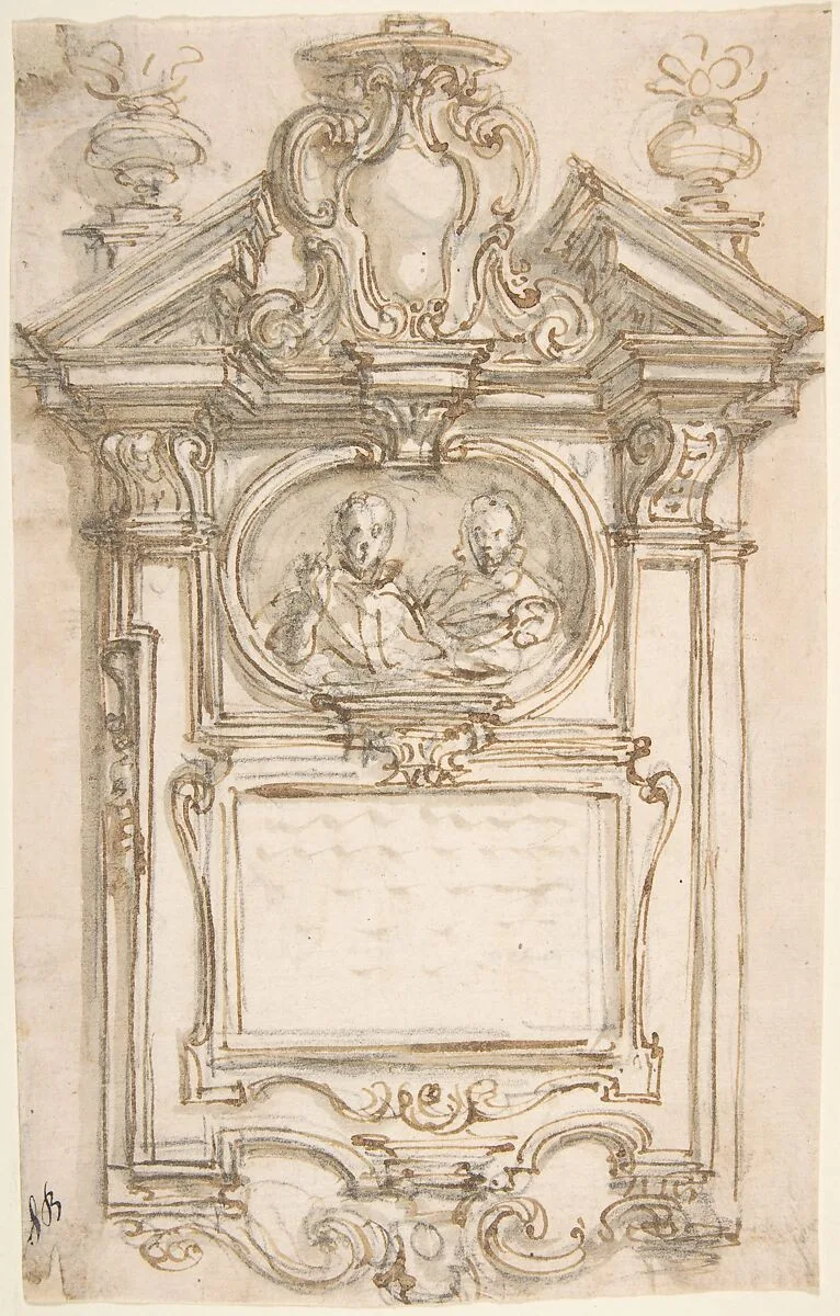 Design for an Epitaph — Giovanni Battista Foggini