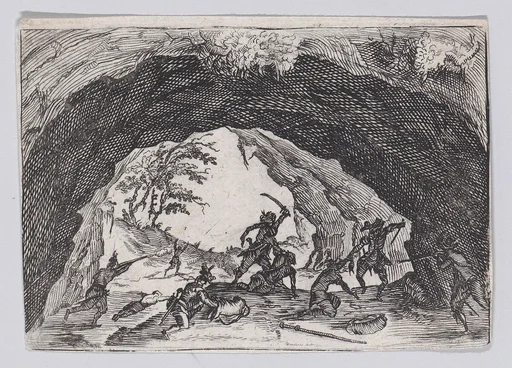 Reverse Copy of La Caverne de Brigands (The Cave of Thieves), from "Les Caprices"
