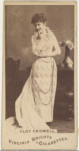 Floy Crowell, from the Actors and Actresses series (N45, Type 1) for Virginia Brights Cigarettes