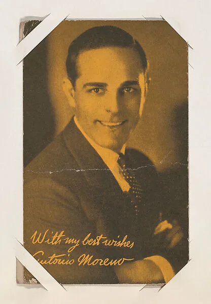 Antonio Moreno from Movie Stars Exhibit Cards series (W401) — Unknown