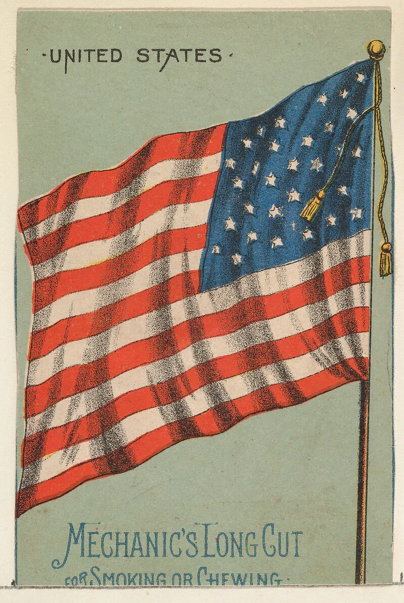 United States, from the National Flags series (N195) issued by Wm. S. Kimball & Co. — William S. Kimball & Company