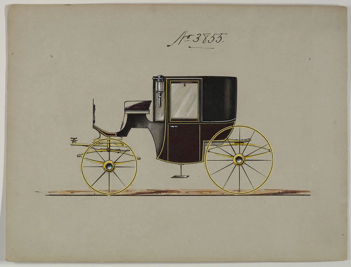 Design for Coupé, no. 3855 — Brewster & Co.