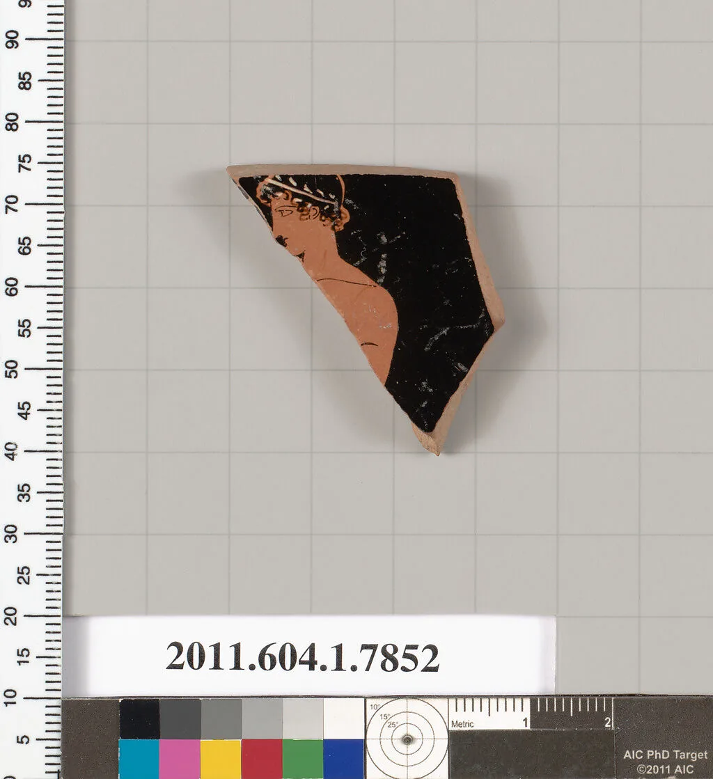 Terracotta fragment of a kylix (drinking cup) — Unknown