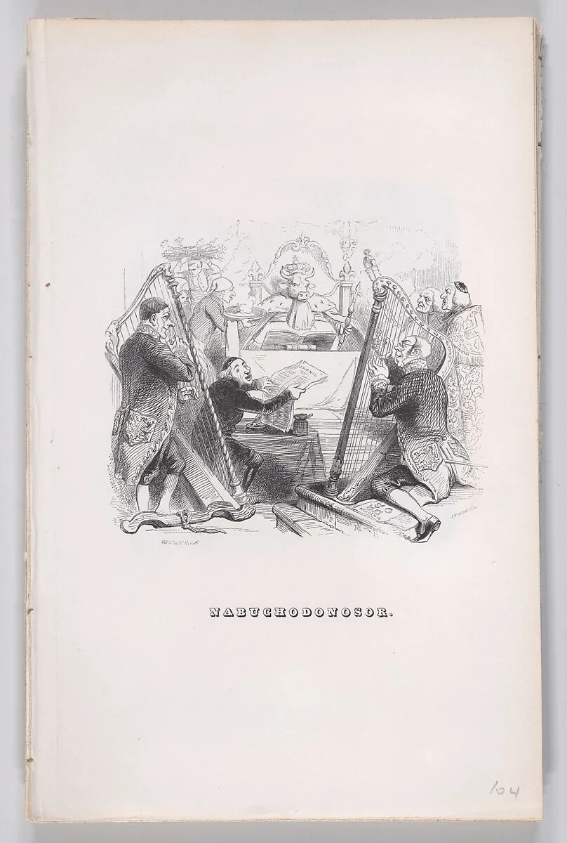 "Nebuchadnezzar" from The Complete Works of Béranger — Pierre Jean de Béranger|Fournier & Perrotin|J. J. Grandville|John Thompson