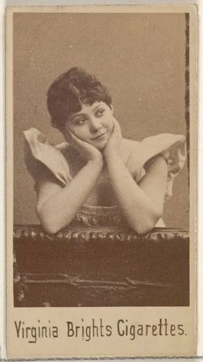 From the Actors and Actresses series (N45, Type 5) for Virginia Brights Cigarettes
