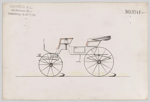 Design for Park or Cabriolet Phaeton, no. 3241a
