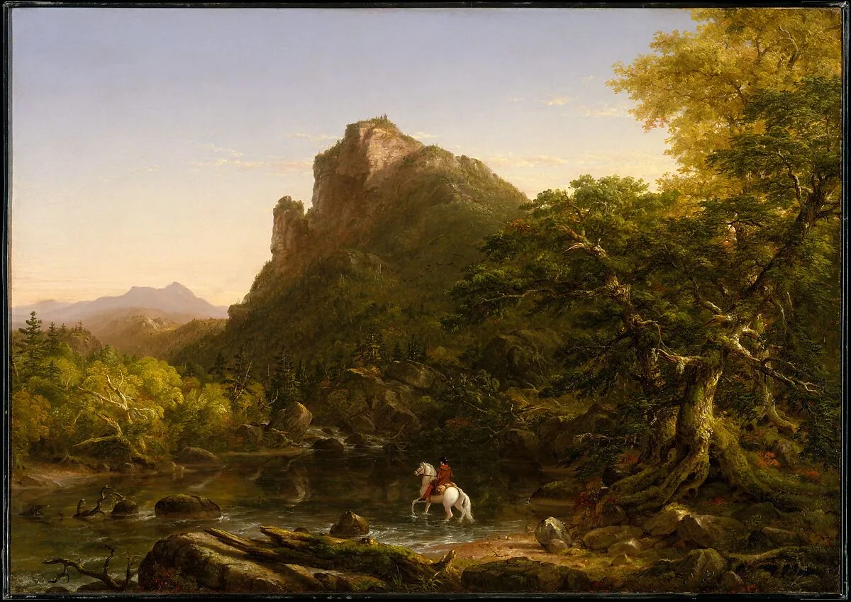 The Mountain Ford — Thomas Cole