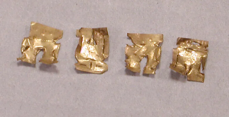 Gold Sheet Fragment — Unknown