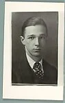 [Copy of Walker Evans' Yearbook Picture, Phillips Academy, Andover, Massachusetts]