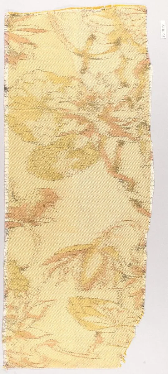 Water-lily textile — Cheney Brothers|Associated Artists