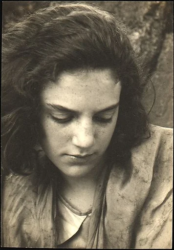 [Carol Kalker with Downward Gaze, Greenwich, Connecticut]
