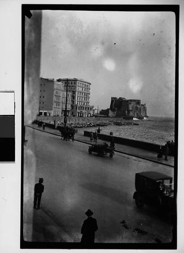 [Boulevard along the Mediterranean, Possibly Naples, Italy]