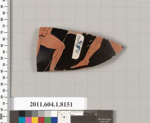 Terracotta fragment of a kylix (drinking cup)