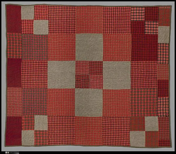 Pieced wool quilt — Unknown