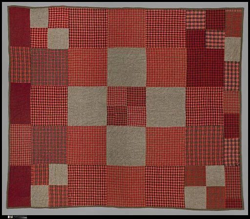 Pieced wool quilt