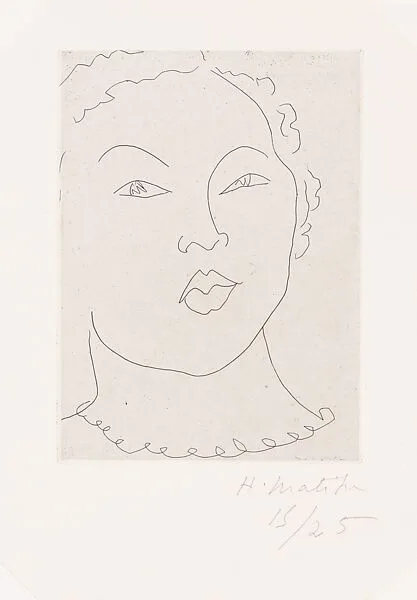 Martiniquaise etude pour "Fleurs du Mal" — Henri Matisse