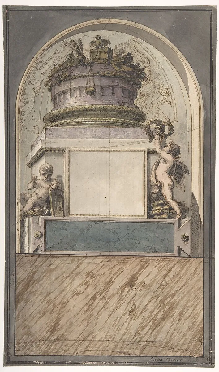 Design for a Monument — Pietro Fancelli