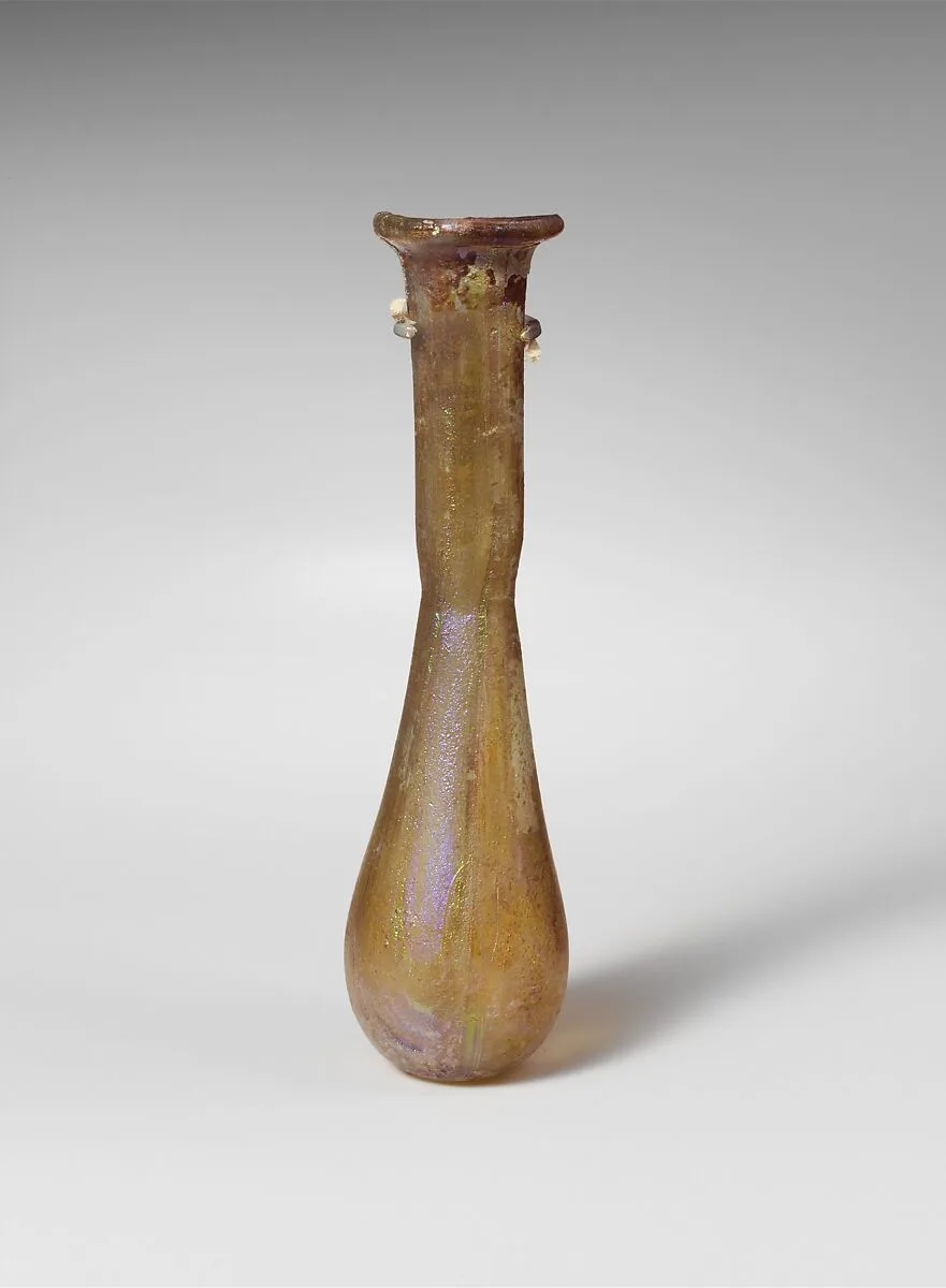 Glass perfume bottle — Unknown