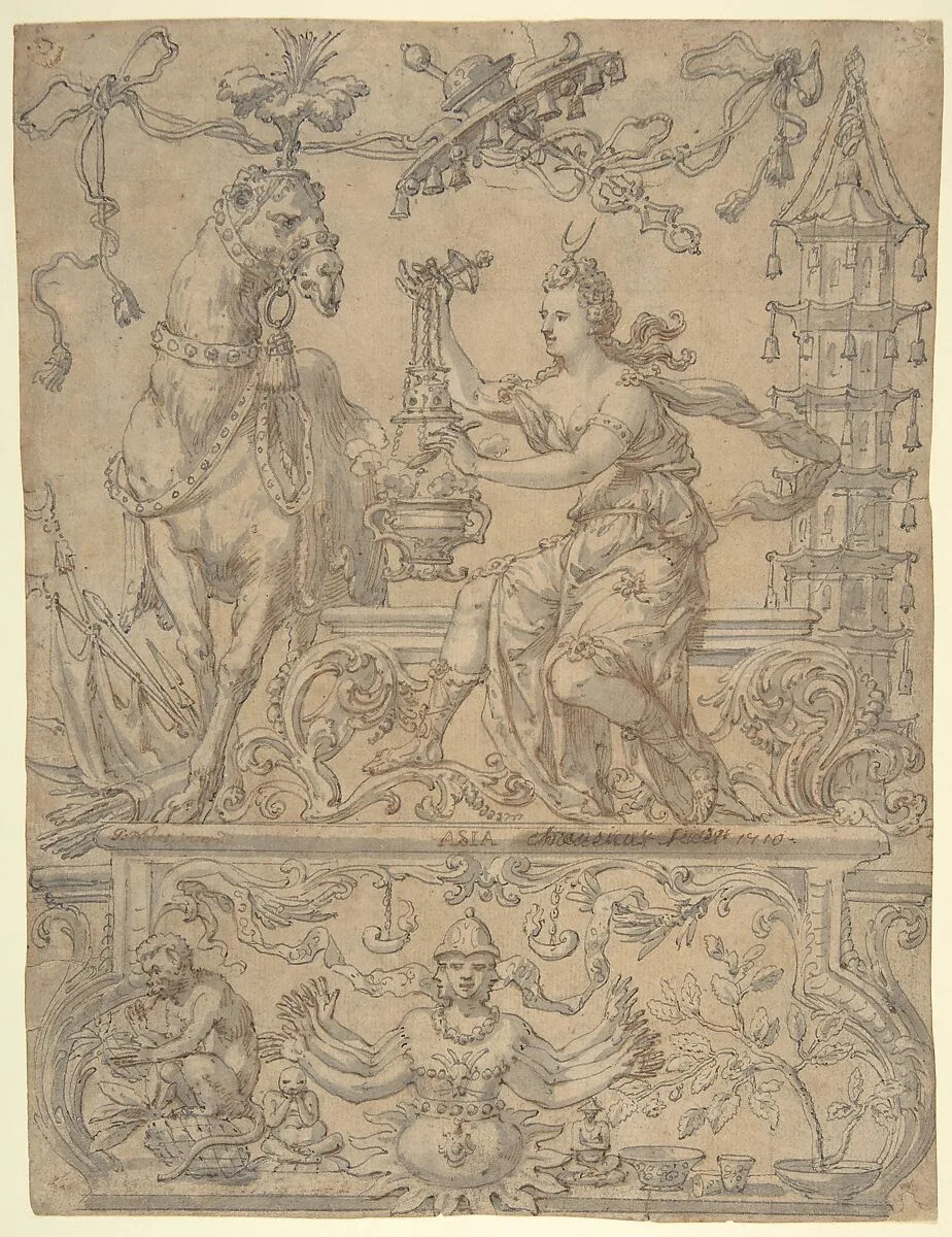 Allegory of Asia, from the Four Continents — Godfried Maes