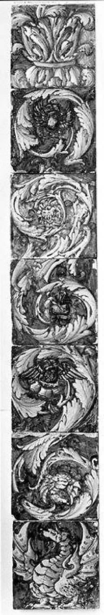 Set of seven tiles — Unknown