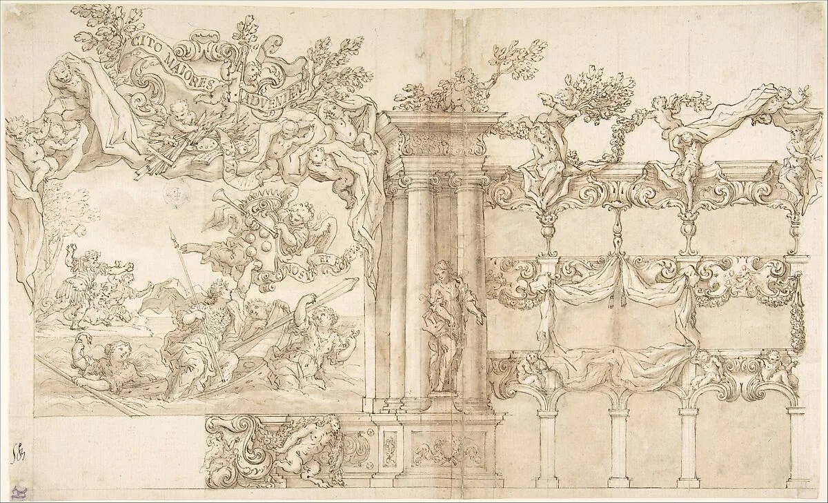 Design for a Theatre, or Hall for a Special Fête — Giacomo Chiavistelli