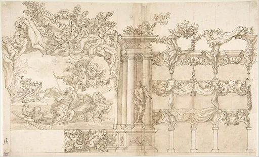 Design for a Theatre, or Hall for a Special Fête