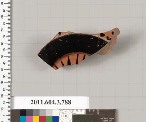Terracotta fragment of a lid