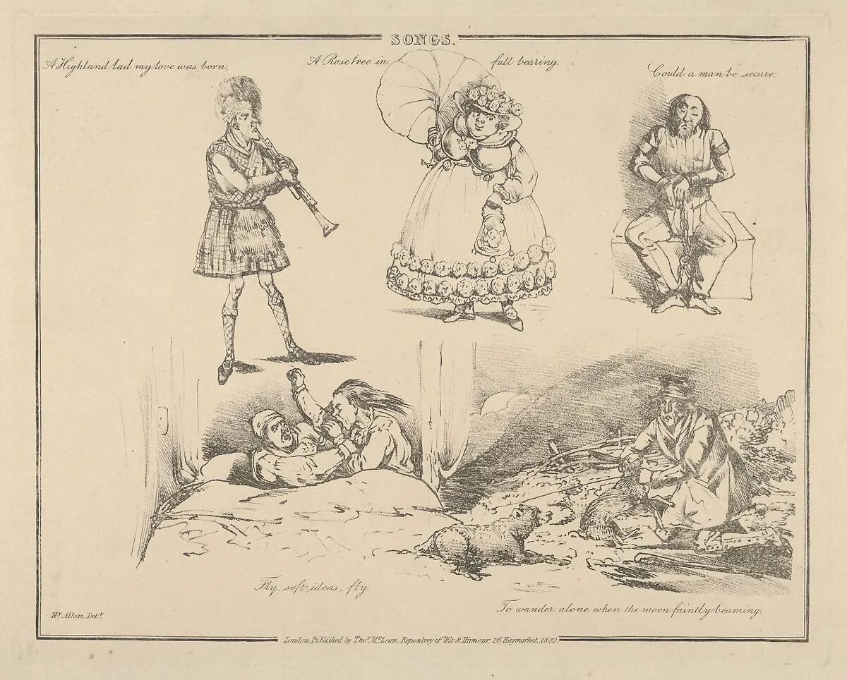 Songs: "A Highland lad my love was born..." — Henry Thomas Alken|Thomas McLean