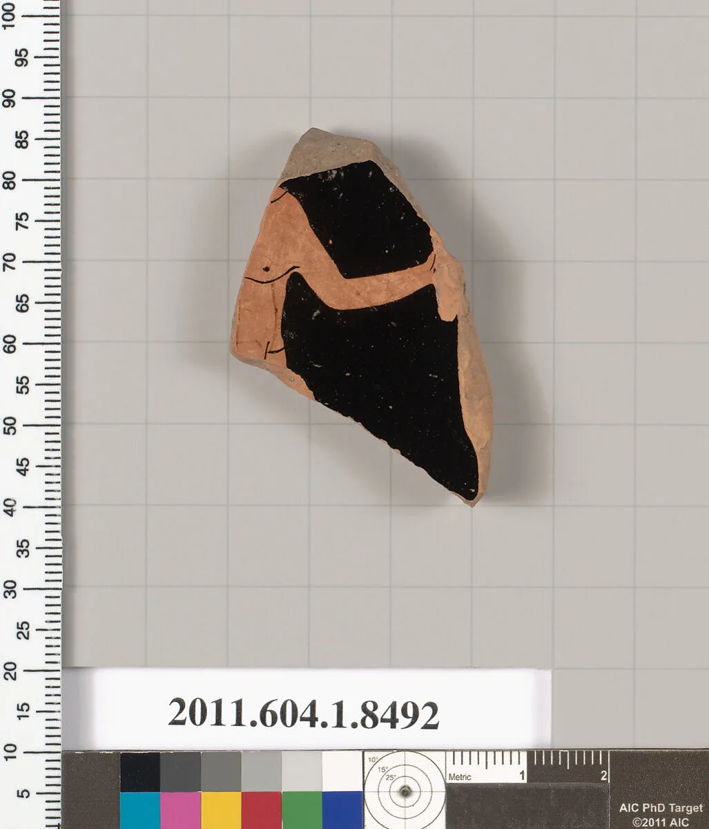 Terracotta fragment of a stemless kylix (drinking cup) — Unknown