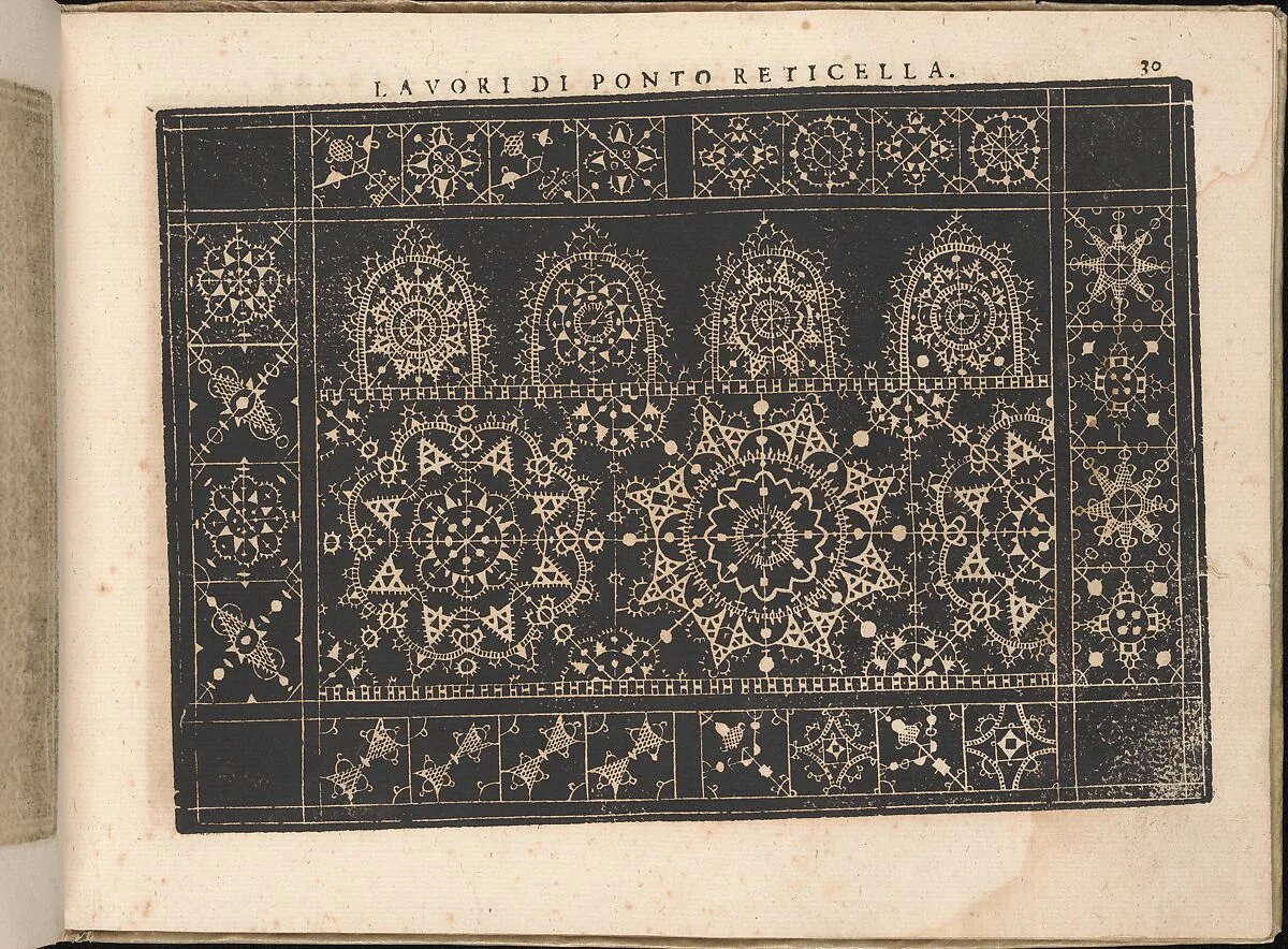 Fiore D'Ogni Virtu Per le Nobili Et Honeste Matrone, page 30 (recto) — Isabella Catanea Parasole|Antonio Fachetti