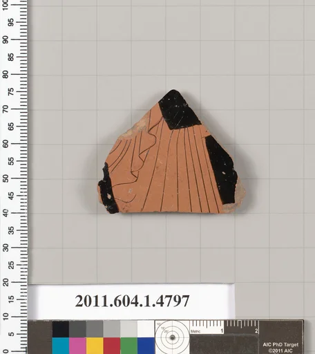 Terracotta fragment of a kylix (drinking cup)