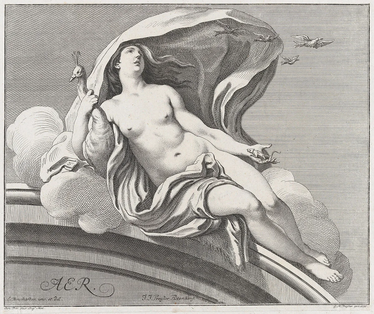 Air — Johann Justin Preissler|Georg Martin Preissler|Edme Bouchardon