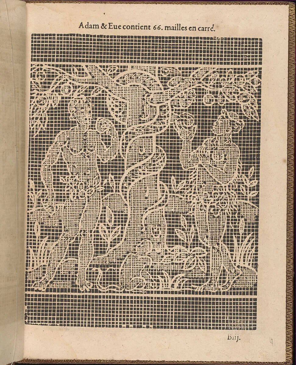 La Pratique de l'Aiguille, page 7 (recto) — Matthias Mignerak|Pierre Firens|Marie de Medici|Jean Le Clerc