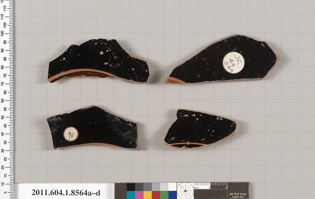 Terracotta fragments of stemless kylikes (drinking cups) — Unknown