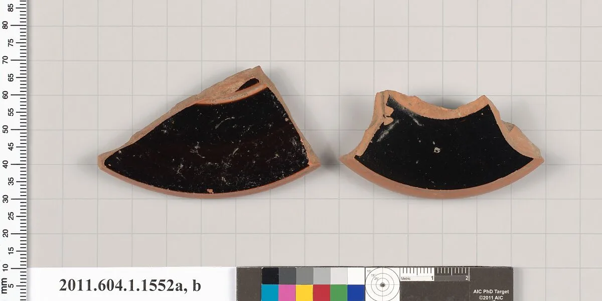 Terracotta fragments of kylikes (drinking cups) — Unknown