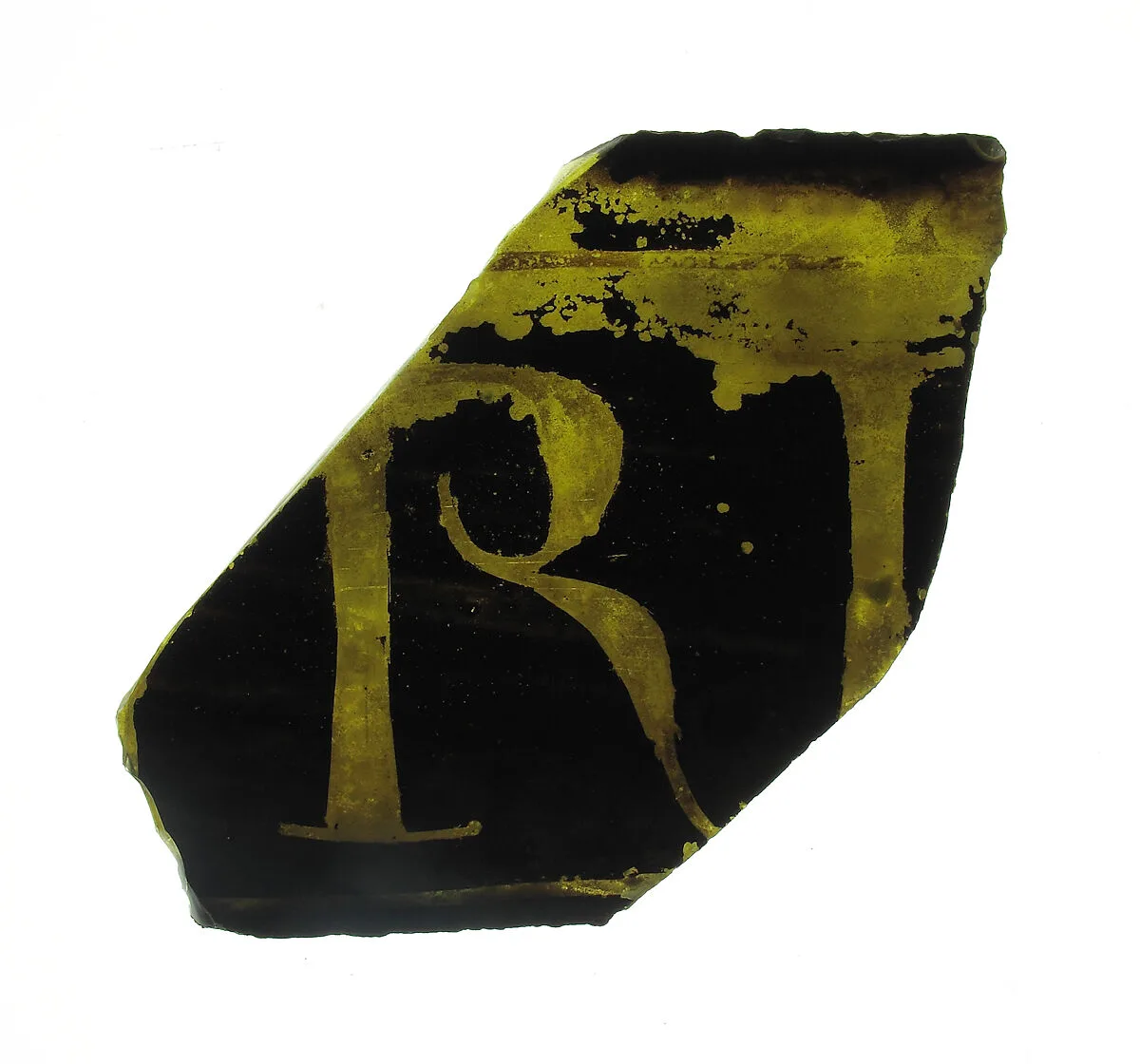 Glass Fragment — Unknown