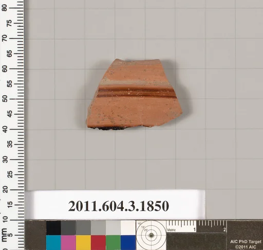 Terracotta fragment of a kylix: Lip cup (drinking cup)