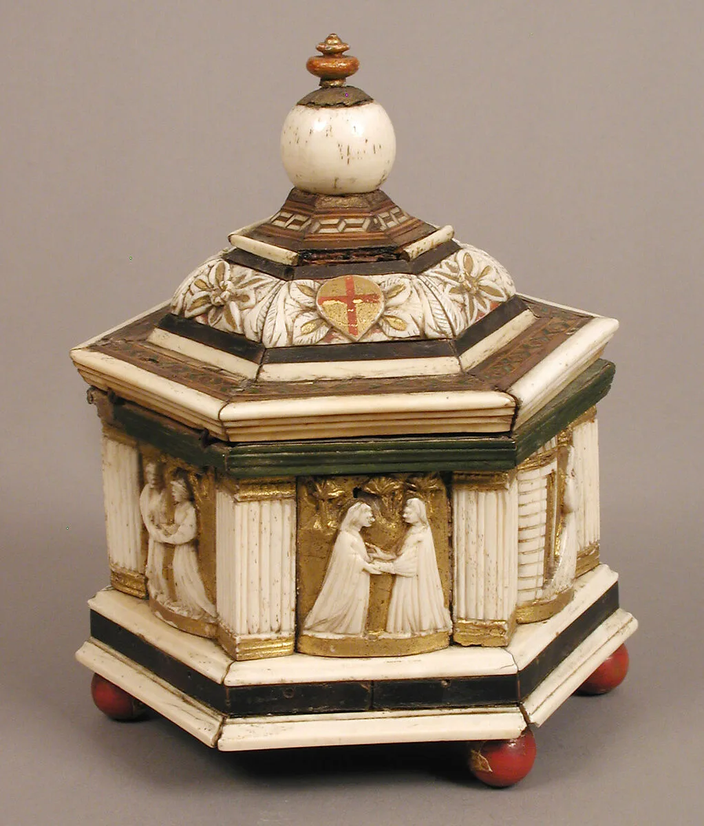 Hexagonal Casket — North Italian Workshop
