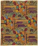 Repetitive Pattern with a Seated Figure Holding Balloons — Anonymous, French, 20th century