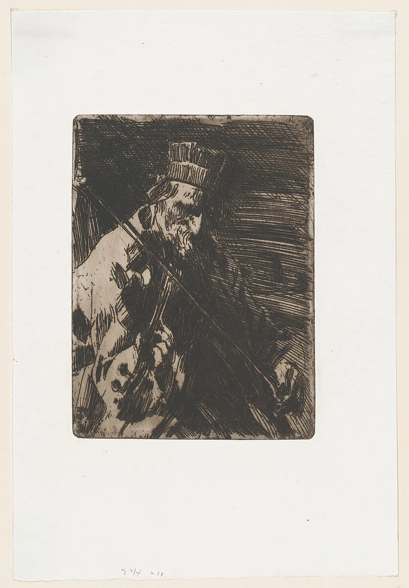 Village Violinist — Anders Zorn