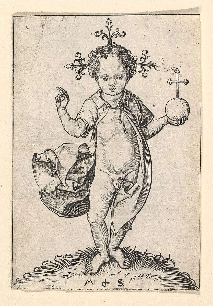 The Christ Child with an Orb — Martin Schongauer